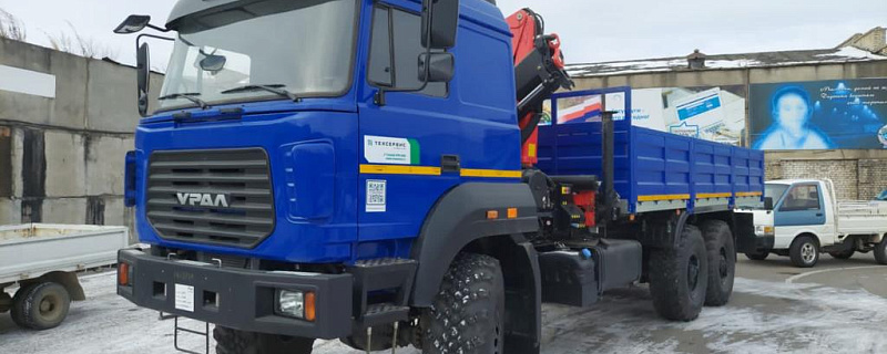 Компания "Техсервис" передала клиенту Бортовой Урал 4320-49-82Е с КМУ PK 15500A 1