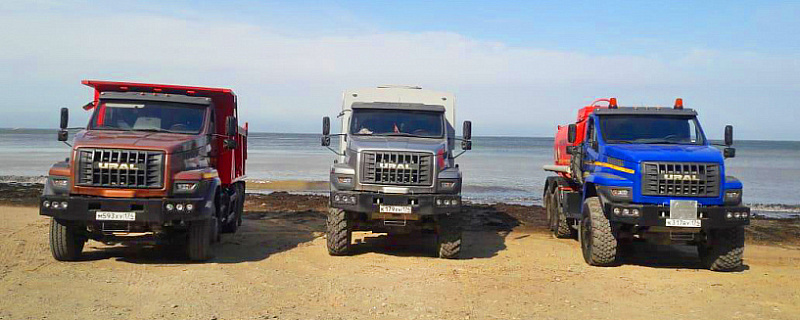 Полноприводные и дорожные автомобили «Урал NEXT» в рамках презентаций преодолели 4 тысячи км по Дальневосточному федеральному округу